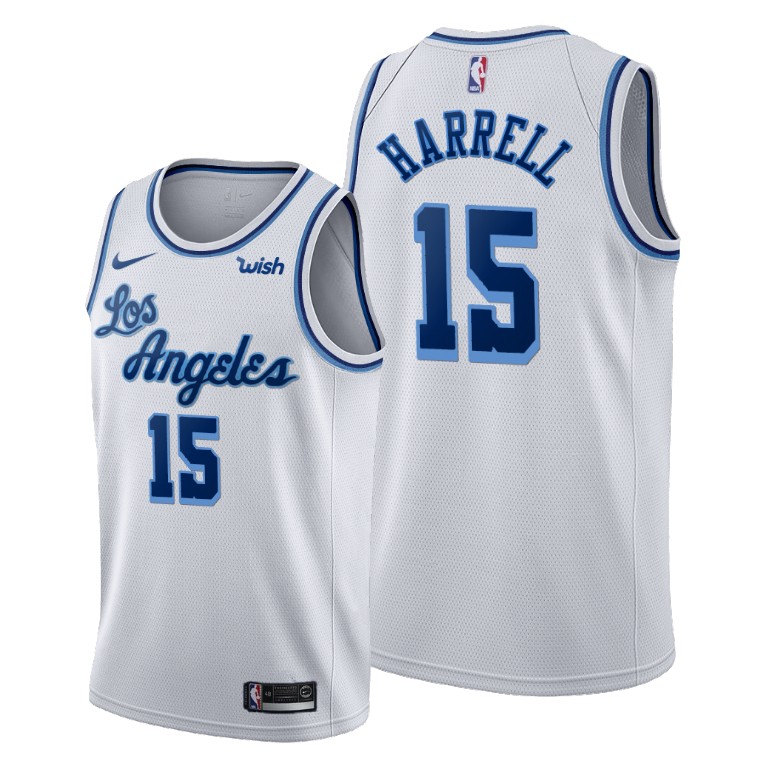 Men's Los Angeles Lakers Montrezl Harrell #15 NBA 2020-21 Classic Edition White Basketball Jersey VCE4483OJ